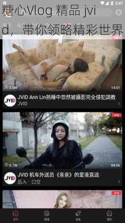 糖心Vlog 精品 jvid,带你领略精彩世界