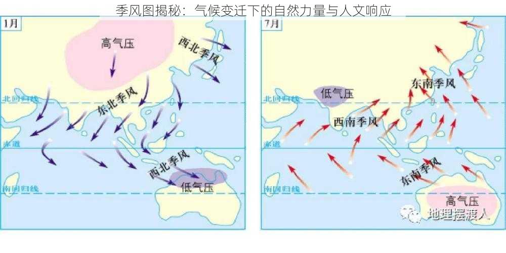 季风图揭秘:气候变迁下的自然力量与人文响应