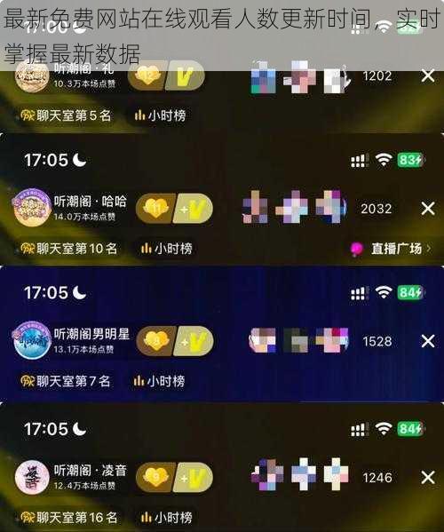 最新免费网站在线观看人数更新时间,实时掌握最新数据