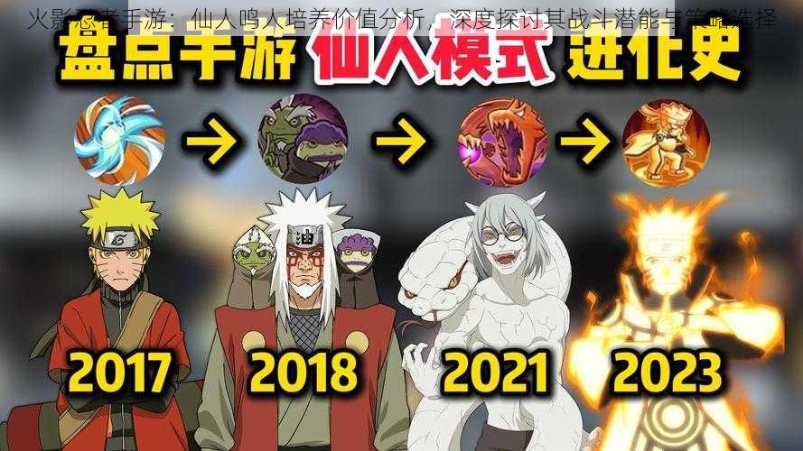 火影忍者手游:仙人鸣人培养价值分析,深度探讨其战斗潜能与策略选择