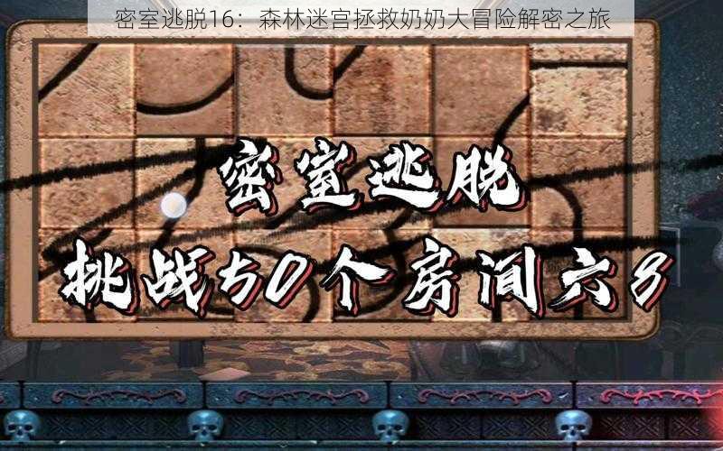 密室逃脱16:森林迷宫拯救奶奶大冒险解密之旅