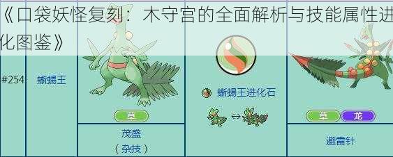 《口袋妖怪复刻:木守宫的全面解析与技能属性进化图鉴》