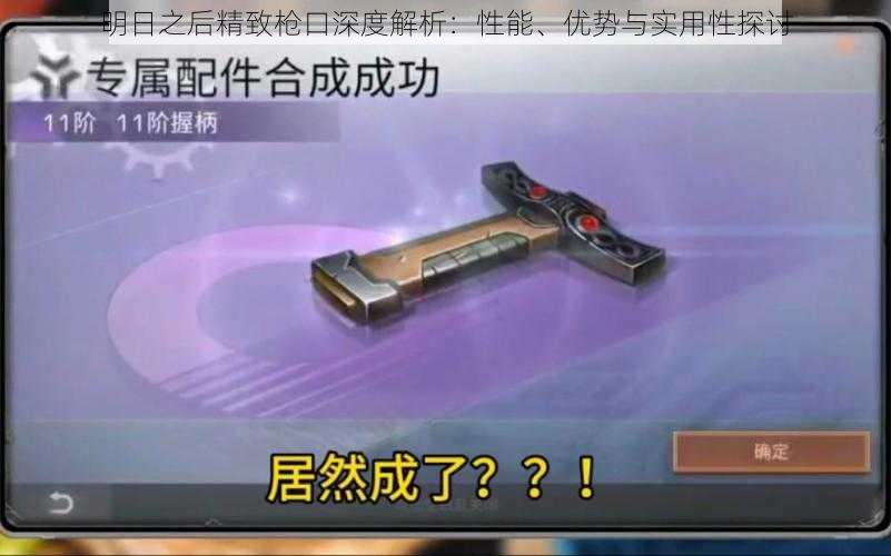 明日之后精致枪口深度解析:性能、优势与实用性探讨