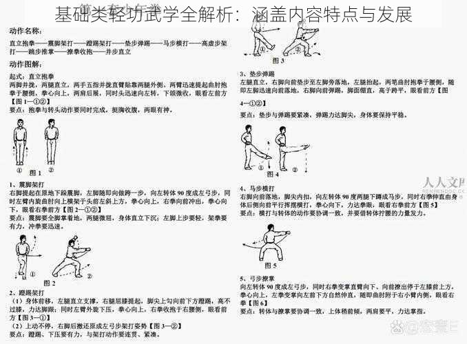 基础类轻功武学全解析:涵盖内容特点与发展