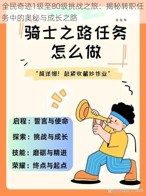 全民奇迹1级至80级挑战之旅:揭秘转职任务中的奥秘与成长之路