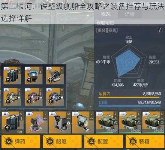 第二银河:铁壁级舰船全攻略之装备推荐与玩法选择详解