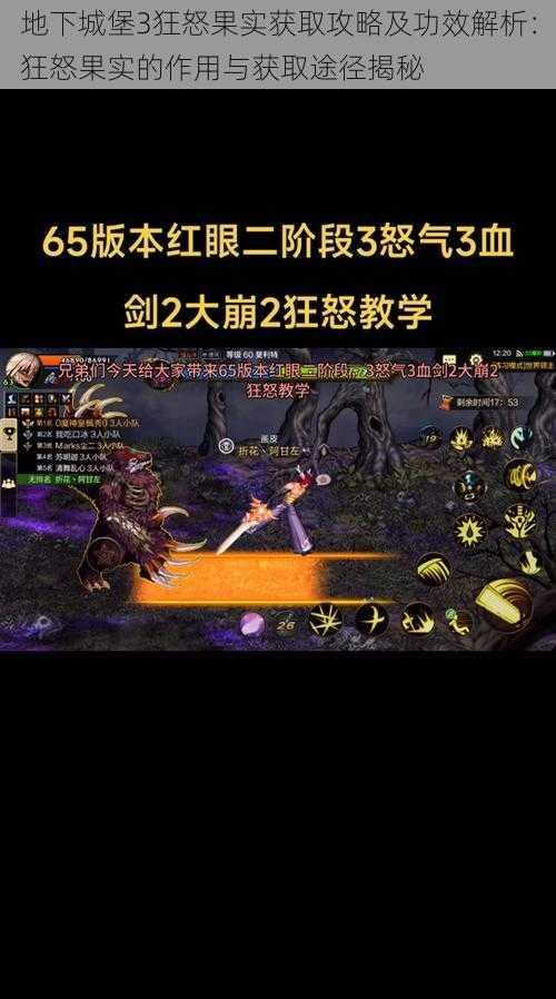 地下城堡3狂怒果实获取攻略及功效解析:狂怒果实的作用与获取途径揭秘