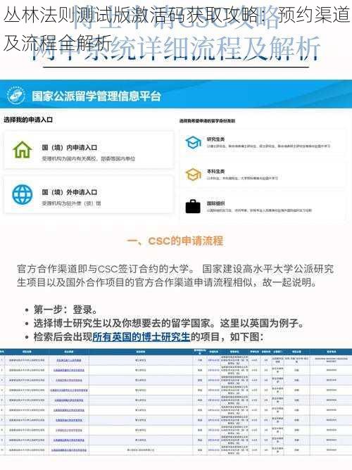 丛林法则测试版激活码获取攻略:预约渠道及流程全解析