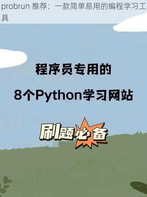 probrun 推荐:一款简单易用的编程学习工具