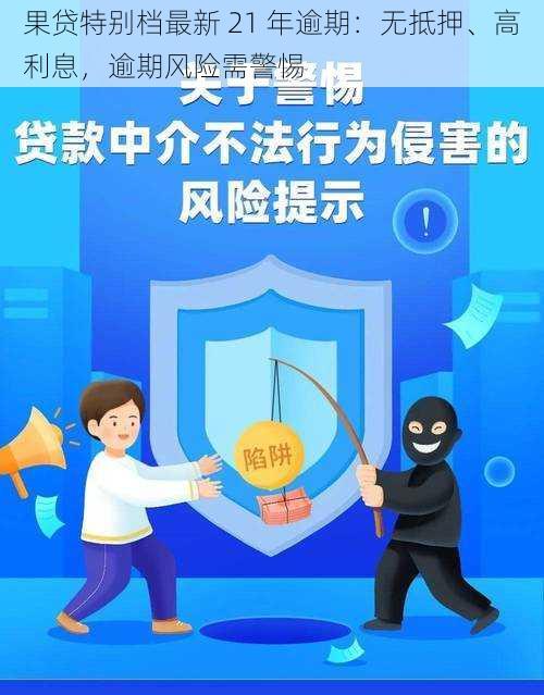 果贷特别档最新 21 年逾期:无抵押、高利息,逾期风险需警惕