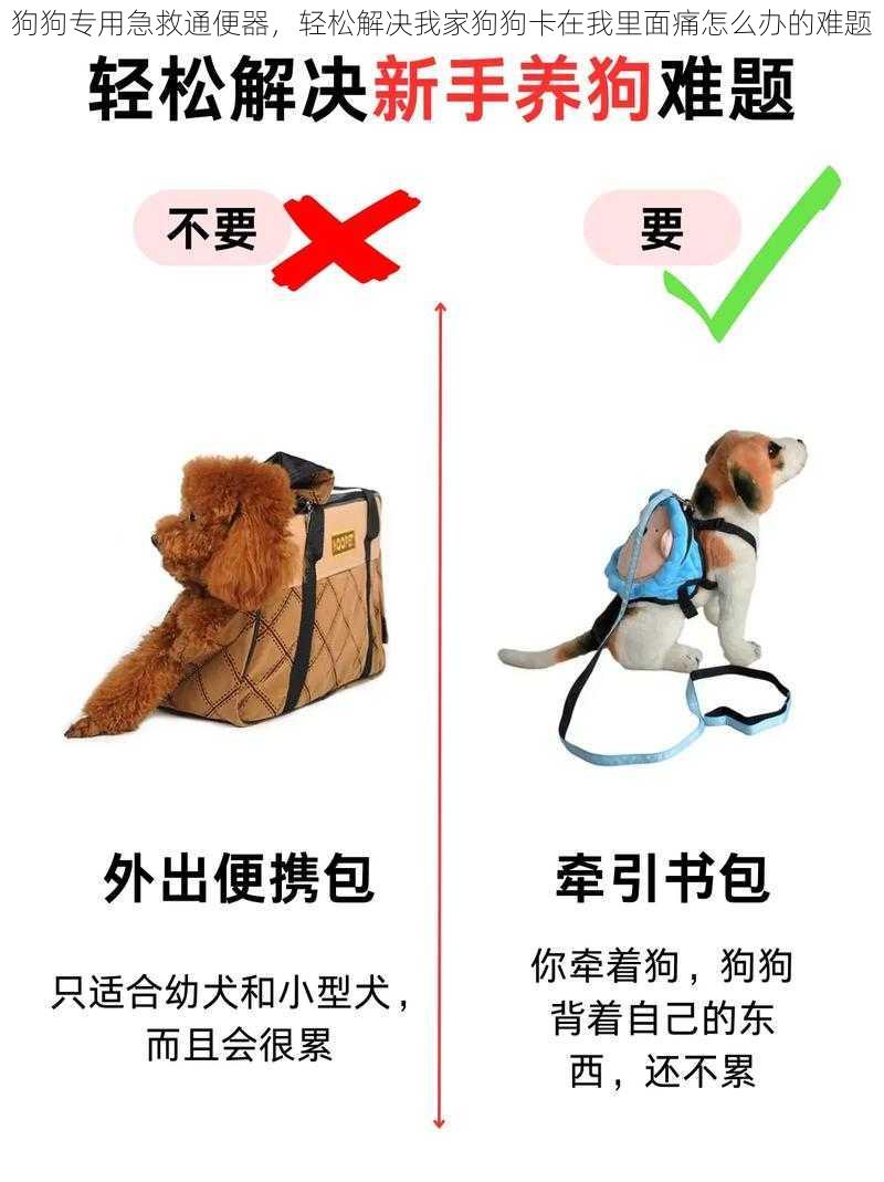 狗狗专用急救通便器,轻松解决我家狗狗卡在我里面痛怎么办的难题