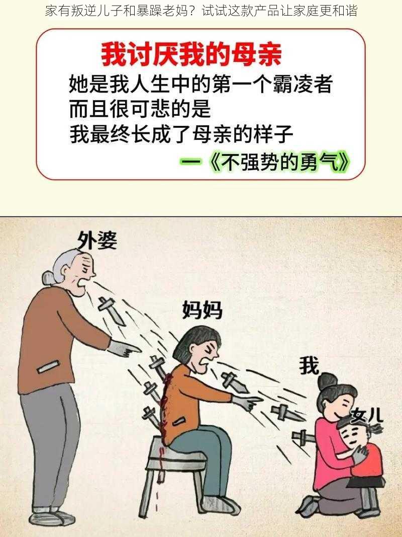 家有叛逆儿子和暴躁老妈?试试这款产品让家庭更和谐