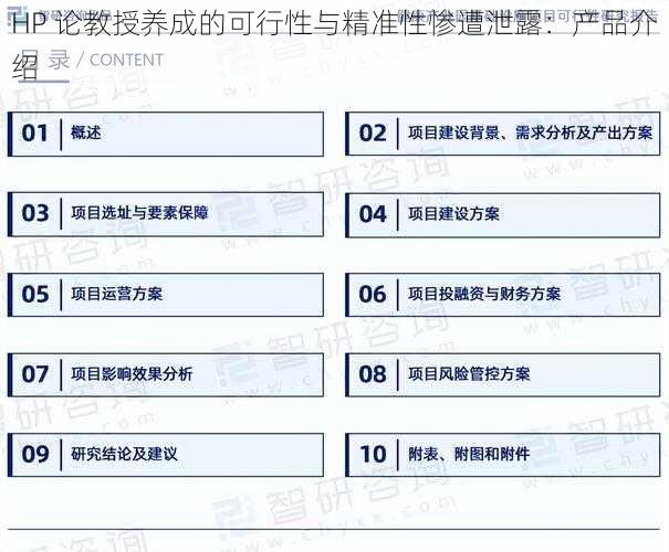 HP 论教授养成的可行性与精准性惨遭泄露:产品介绍