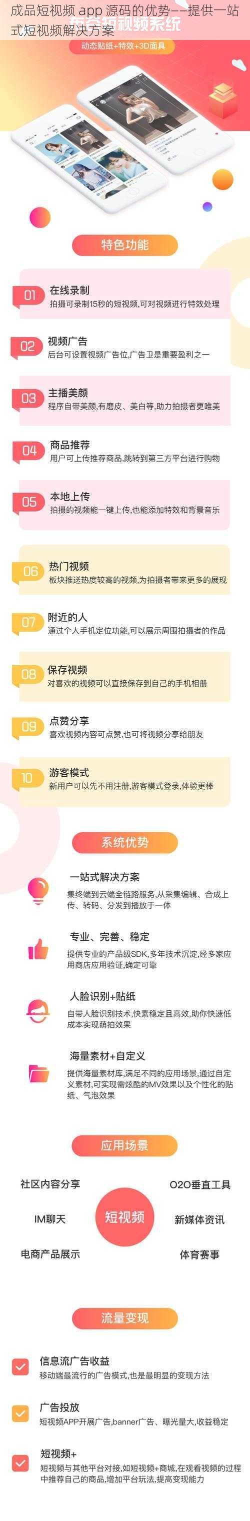 成品短视频 app 源码的优势——提供一站式短视频解决方案