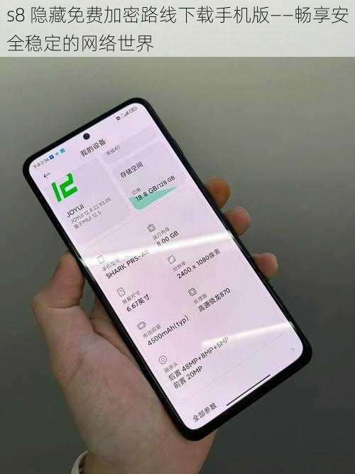 s8 隐藏免费加密路线下载手机版——畅享安全稳定的网络世界