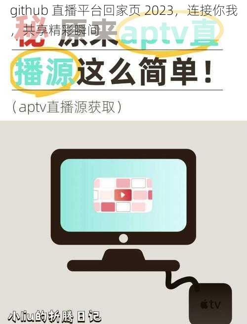 github 直播平台回家页 2023,连接你我,共享精彩瞬间