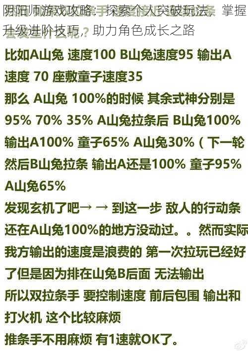阴阳师游戏攻略:探索个人突破玩法,掌握升级进阶技巧,助力角色成长之路