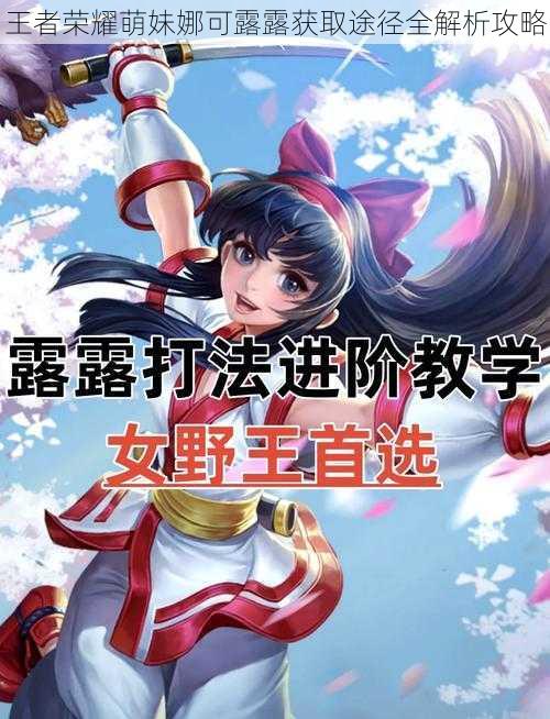 王者荣耀萌妹娜可露露获取途径全解析攻略