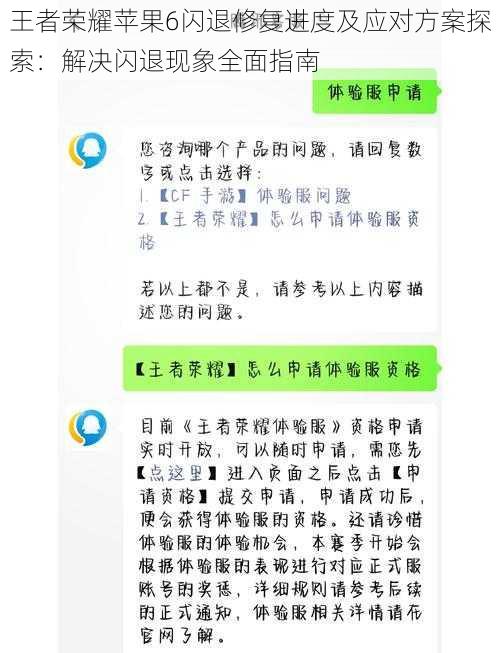 王者荣耀苹果6闪退修复进度及应对方案探索:解决闪退现象全面指南