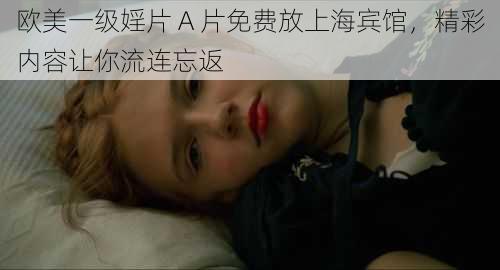 欧美一级婬片 A 片免费放上海宾馆,精彩内容让你流连忘返