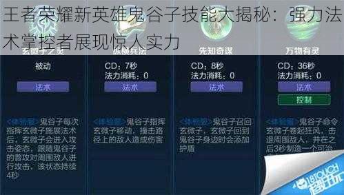 王者荣耀新英雄鬼谷子技能大揭秘:强力法术掌控者展现惊人实力