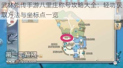 武林外传手游八里庄称号攻略大全:轻功获取方法与坐标点一览