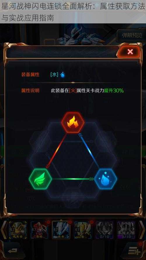 星河战神闪电连锁全面解析:属性获取方法与实战应用指南