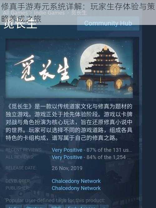 修真手游寿元系统详解:玩家生存体验与策略养成之旅