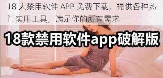 18 大禁用软件 APP 免费下载,提供各种热门实用工具,满足你的所有需求