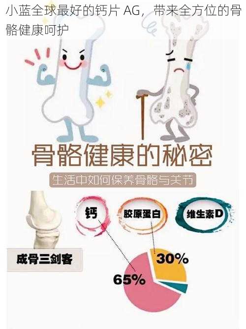 小蓝全球最好的钙片 AG,带来全方位的骨骼健康呵护