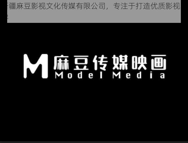 新疆麻豆影视文化传媒有限公司,专注于打造优质影视内容