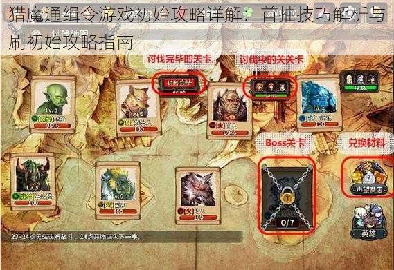 猎魔通缉令游戏初始攻略详解:首抽技巧解析与刷初始攻略指南
