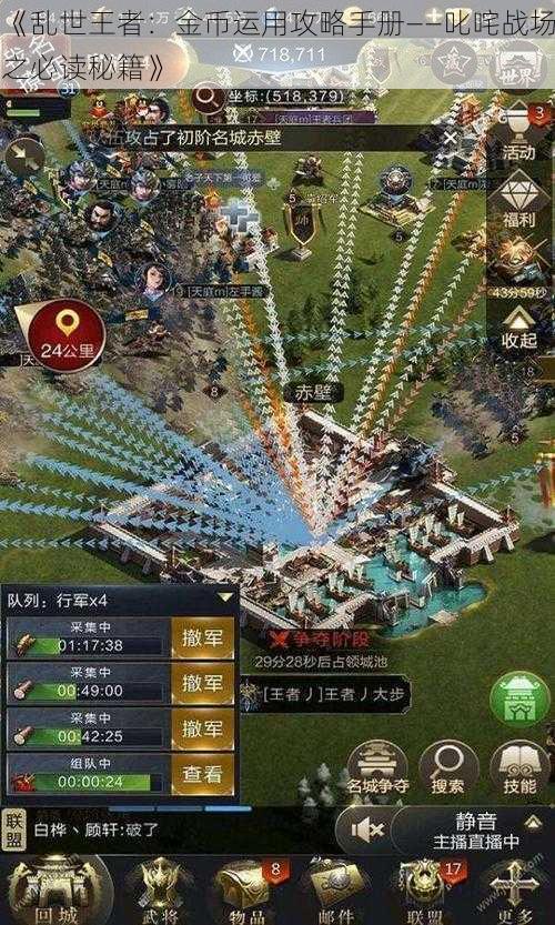 《乱世王者:金币运用攻略手册——叱咤战场之必读秘籍》