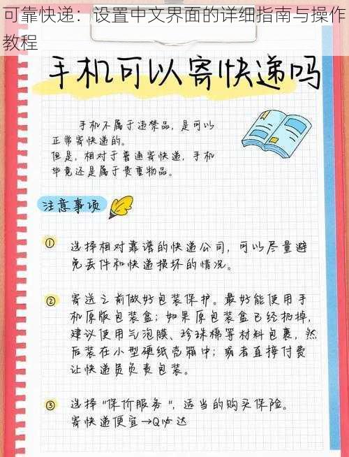 可靠快递:设置中文界面的详细指南与操作教程