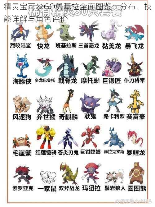 精灵宝可梦GO勇基拉全面图鉴:分布、技能详解与角色评价