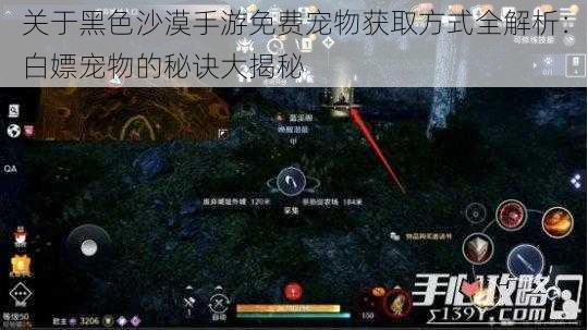 关于黑色沙漠手游免费宠物获取方式全解析:白嫖宠物的秘诀大揭秘