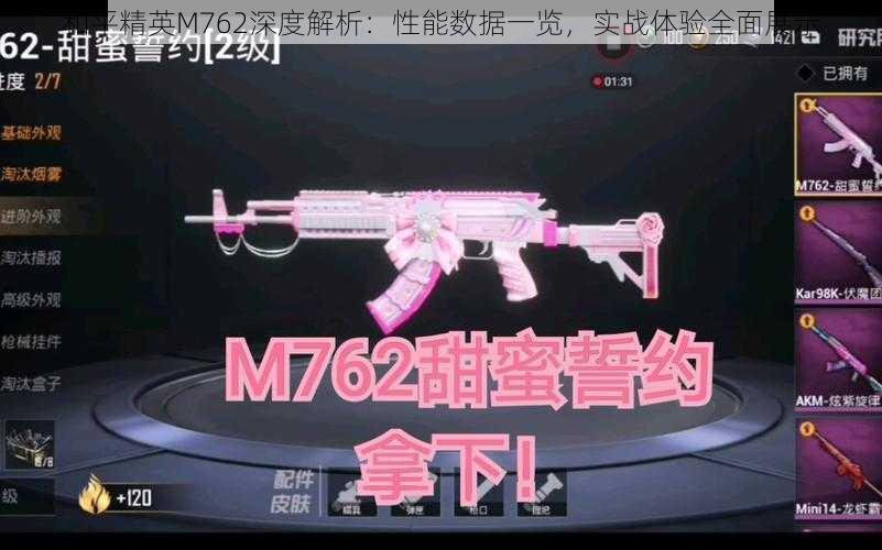 和平精英M762深度解析:性能数据一览,实战体验全面展示