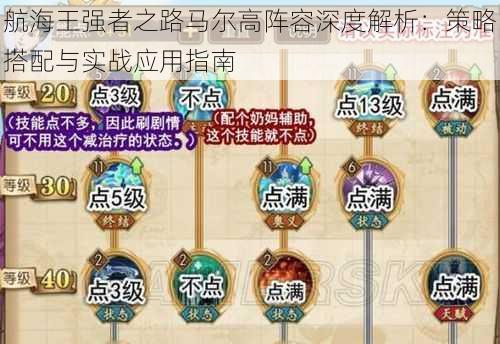 航海王强者之路马尔高阵容深度解析:策略搭配与实战应用指南
