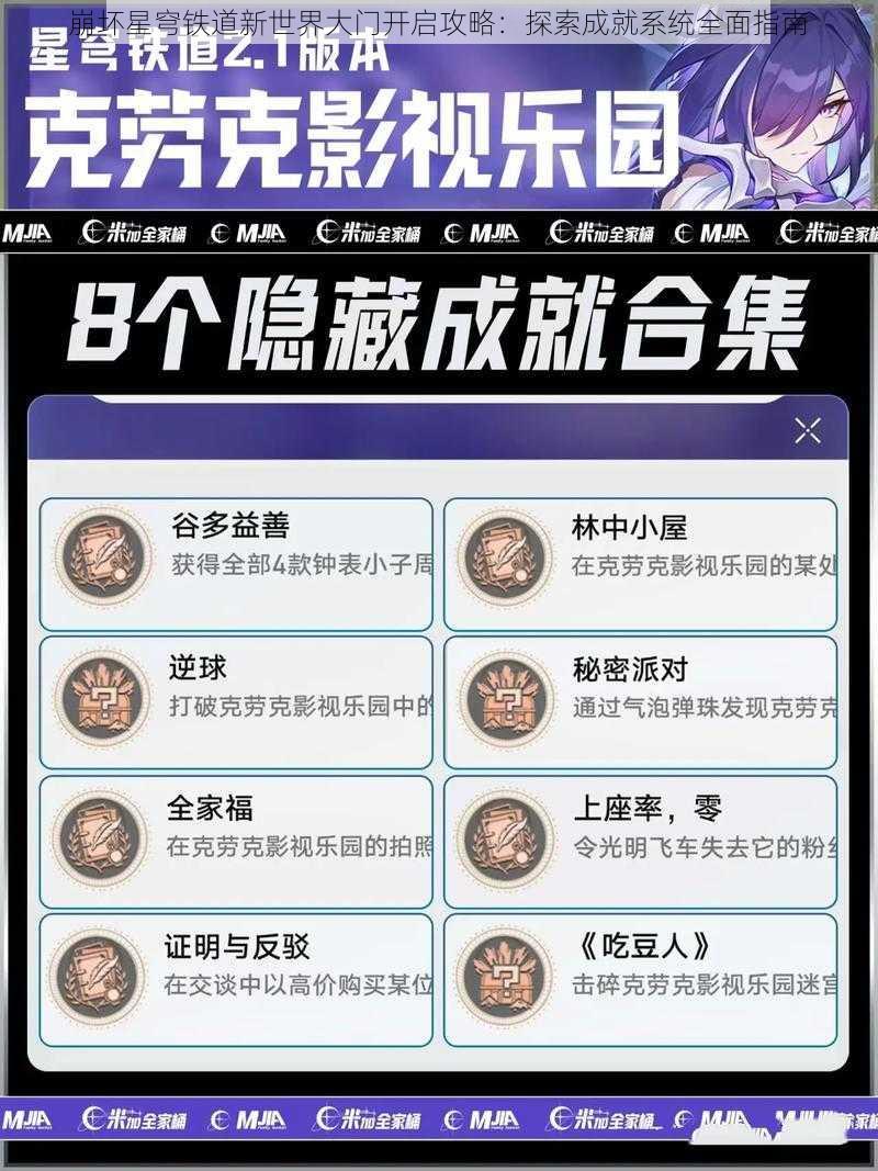 崩坏星穹铁道新世界大门开启攻略:探索成就系统全面指南