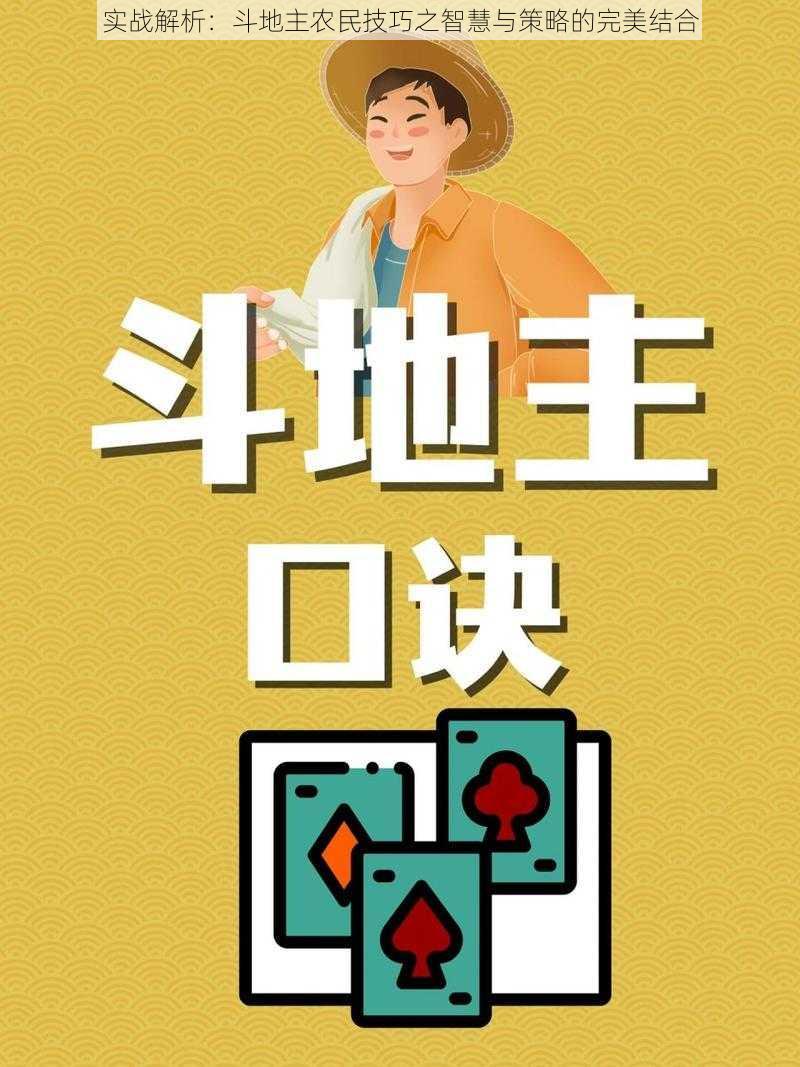 实战解析:斗地主农民技巧之智慧与策略的完美结合