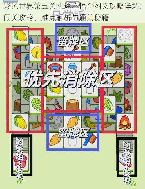 彩色世界第五关执迷不悟全图文攻略详解:闯关攻略、难点解析与通关秘籍