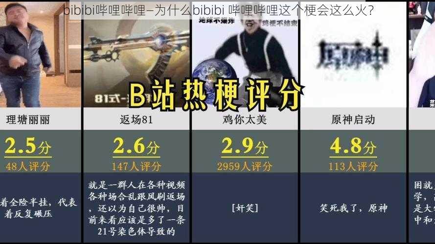 bibibi哔哩哔哩—为什么bibibi 哔哩哔哩这个梗会这么火?