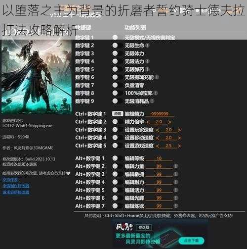 以堕落之主为背景的折磨者誓约骑士德夫拉打法攻略解析