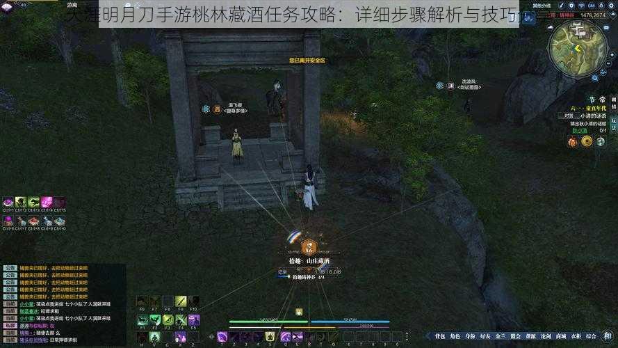 天涯明月刀手游桃林藏酒任务攻略:详细步骤解析与技巧分享