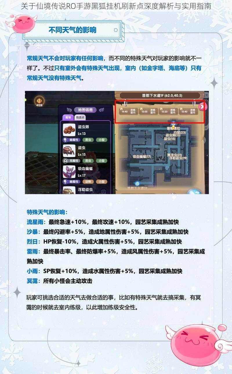 关于仙境传说RO手游黑狐挂机刷新点深度解析与实用指南