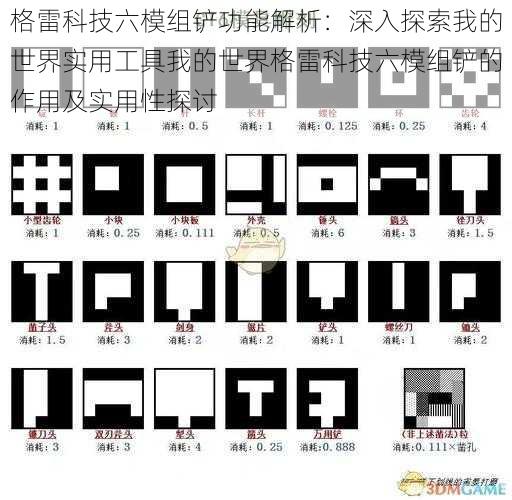 格雷科技六模组铲功能解析:深入探索我的世界实用工具我的世界格雷科技六模组铲的作用及实用性探讨