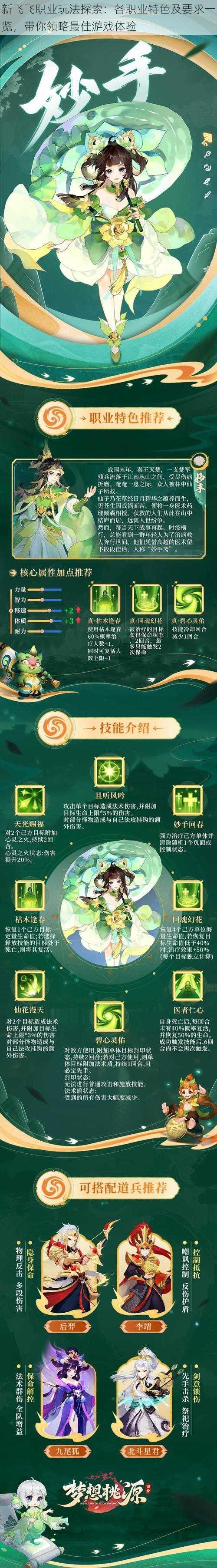 新飞飞职业玩法探索:各职业特色及要求一览,带你领略最佳游戏体验