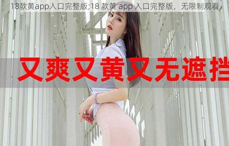18款黄app入口完整版;18 款黄 app 入口完整版,无限制观看