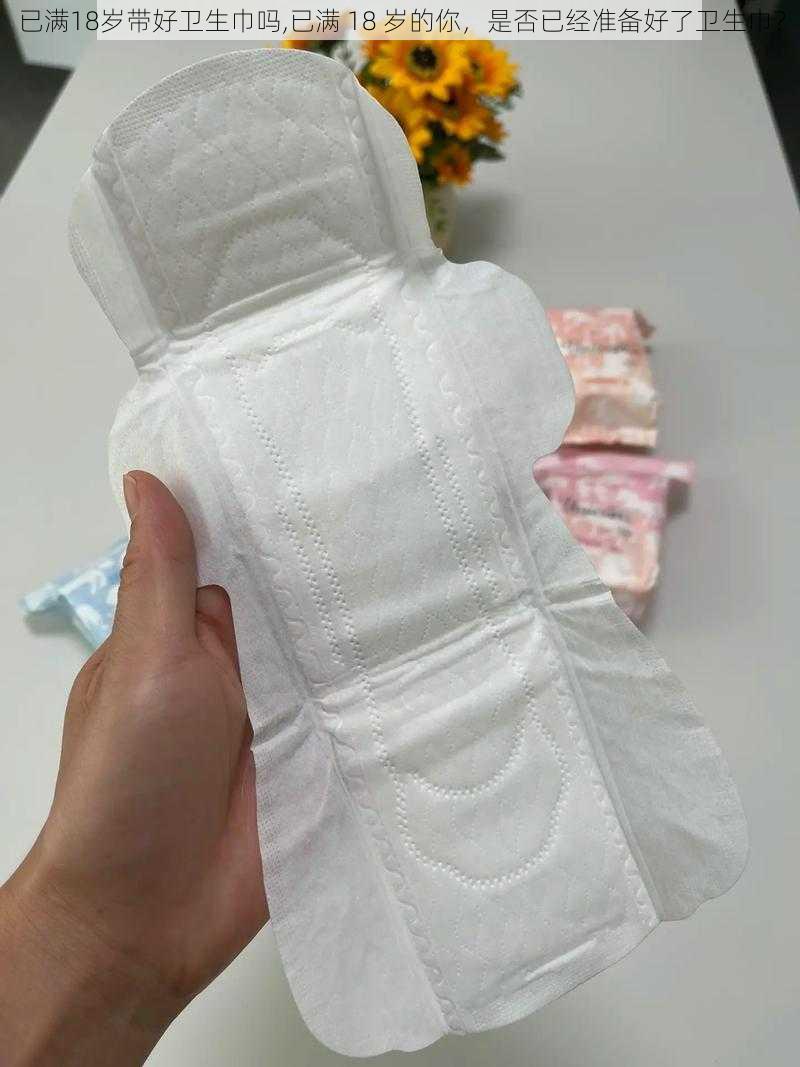 已满18岁带好卫生巾吗,已满 18 岁的你,是否已经准备好了卫生巾?