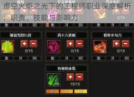 虚空火炬之光下的工程师职业深度解析:职责、技能与影响力